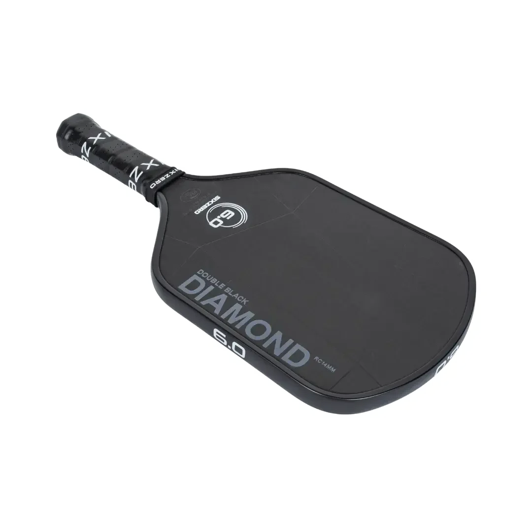 Pickleball Six Zero Double Black Diamond Control racket - 16 mm