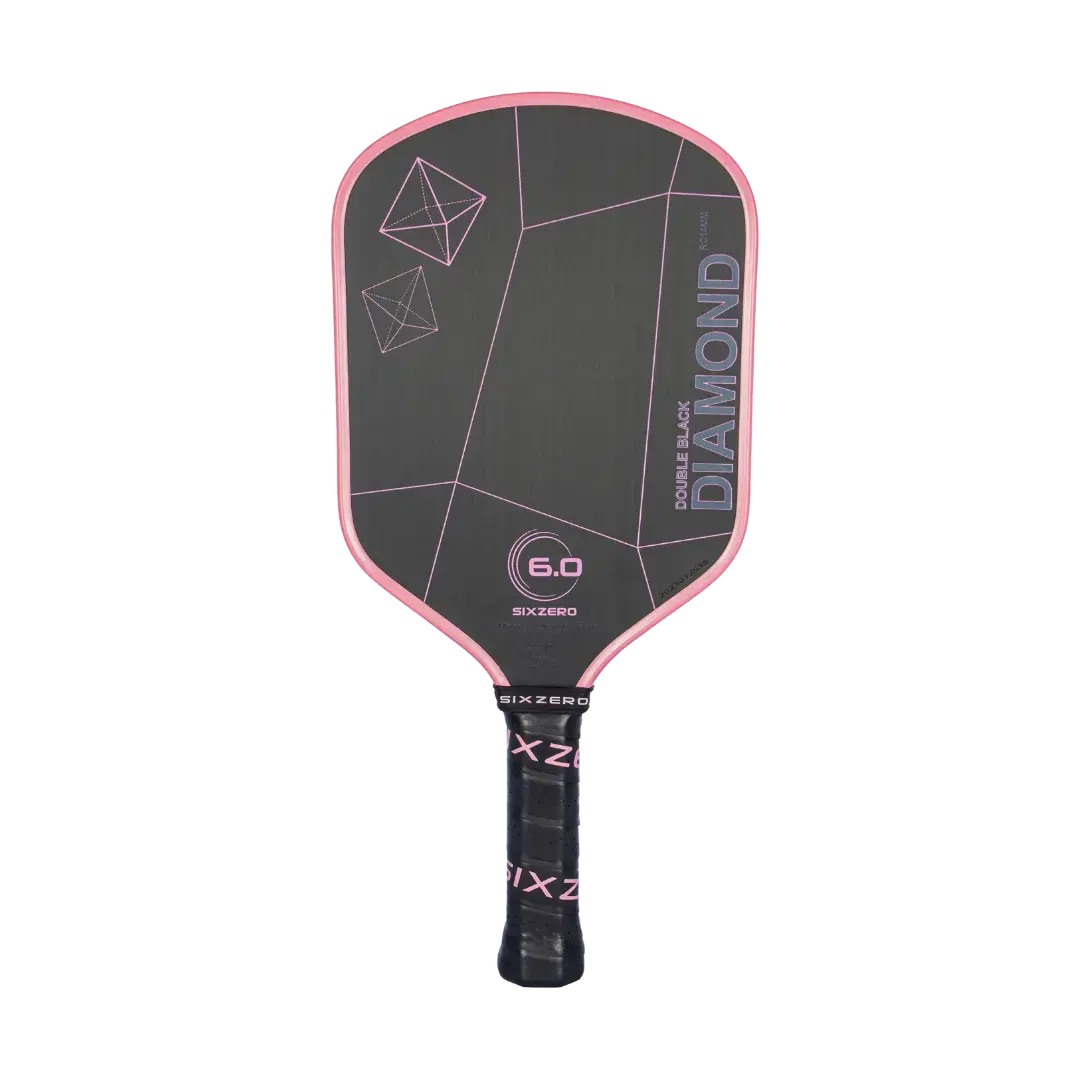 Pickleball Six Zero Double Black Diamond Control racket - 16 mm