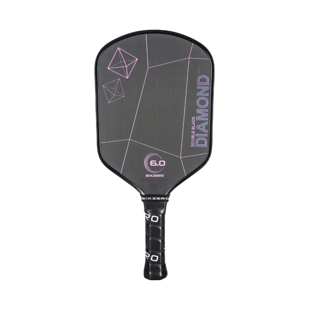 Pickleball Six Zero Double Black Diamond Control racket - 16 mm