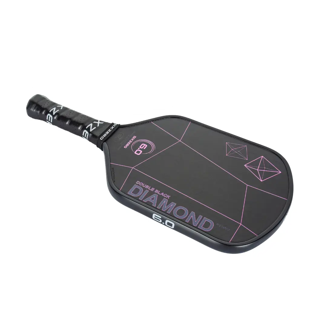 Pickleball Six Zero Double Black Diamond Control racket - 16 mm