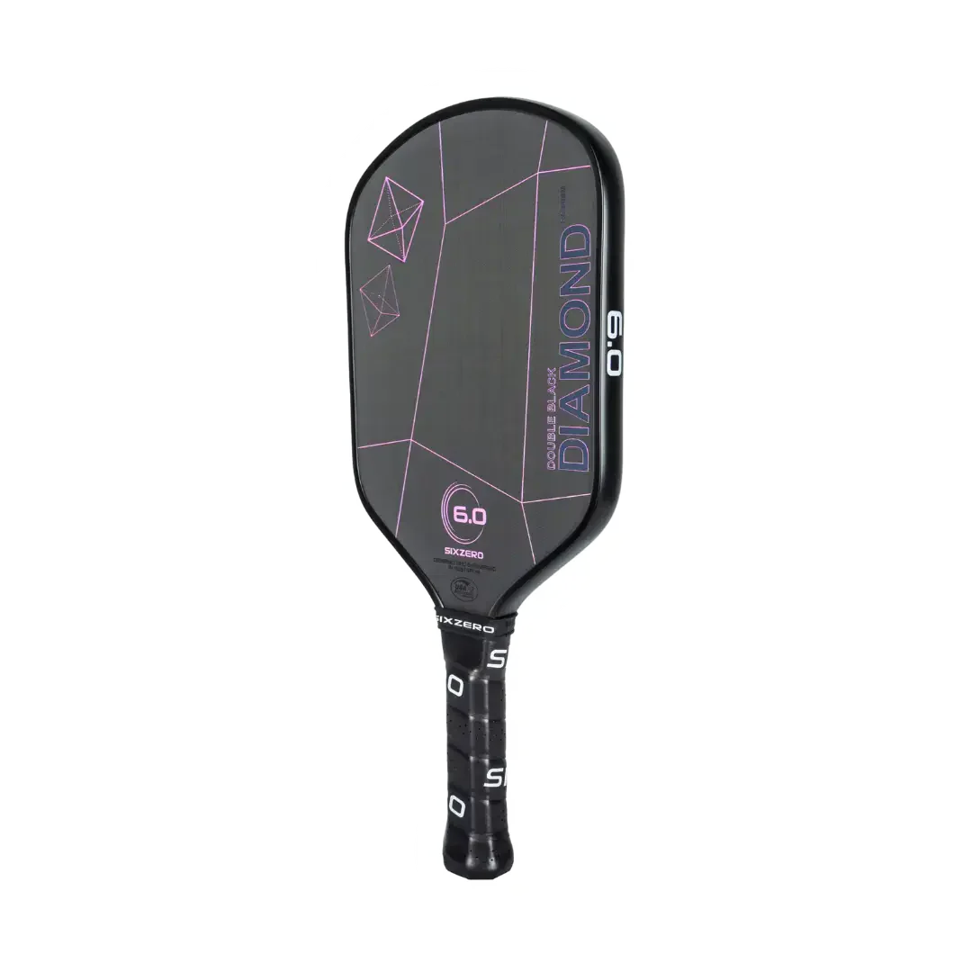 Pickleball Six Zero Double Black Diamond Control racket - 16 mm