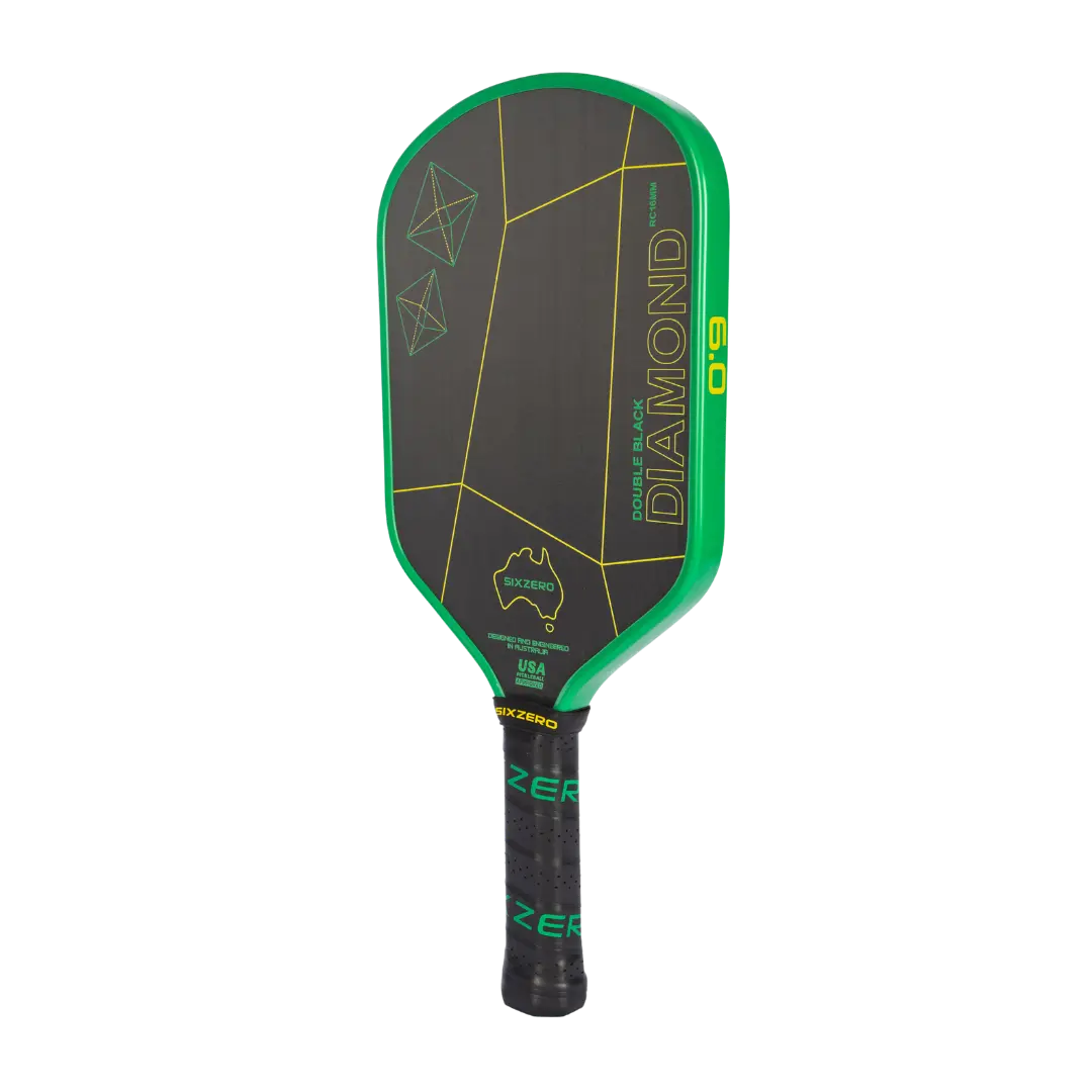 Pickleball Six Zero Double Black Diamond Control racket - 16 mm
