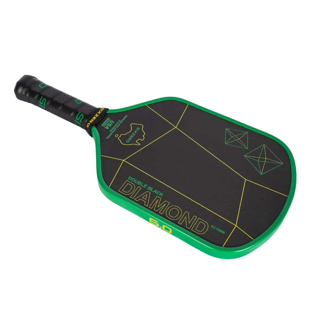 Pickleball Six Zero Double Black Diamond Control racket - 16 mm