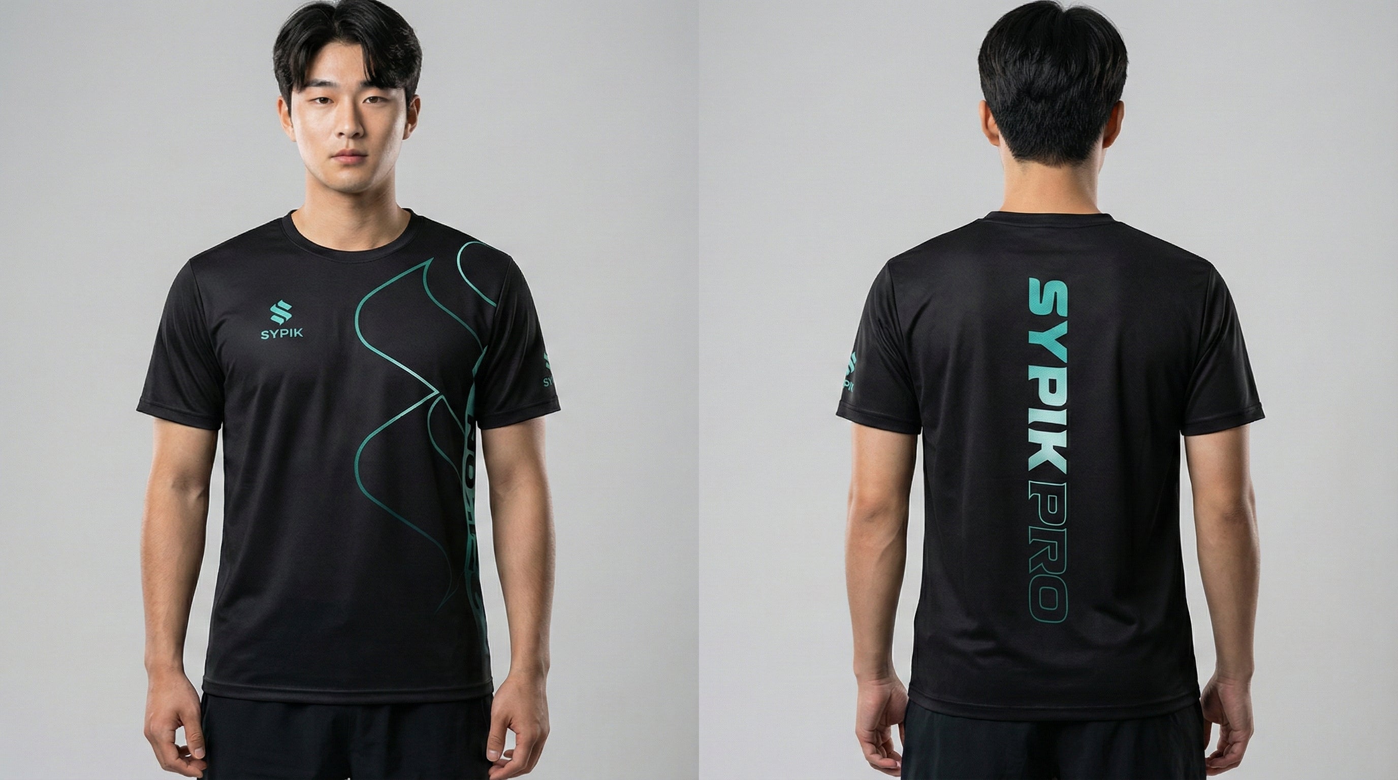 Áo Thi Đấu Pickleball Sypik Triton 5 - Black Edition