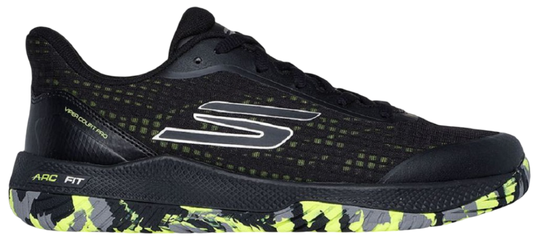 Giày Pickleball Sketcher GO Pickleball Viper Court Pro (Đen)