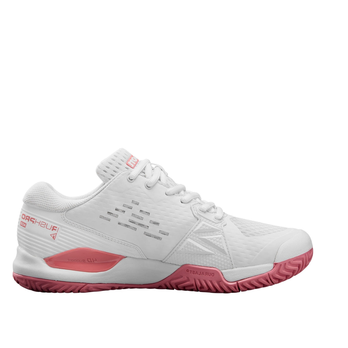 Giày Pickleball Wilson Rush Pro Ace Junior | White Mauve Glow