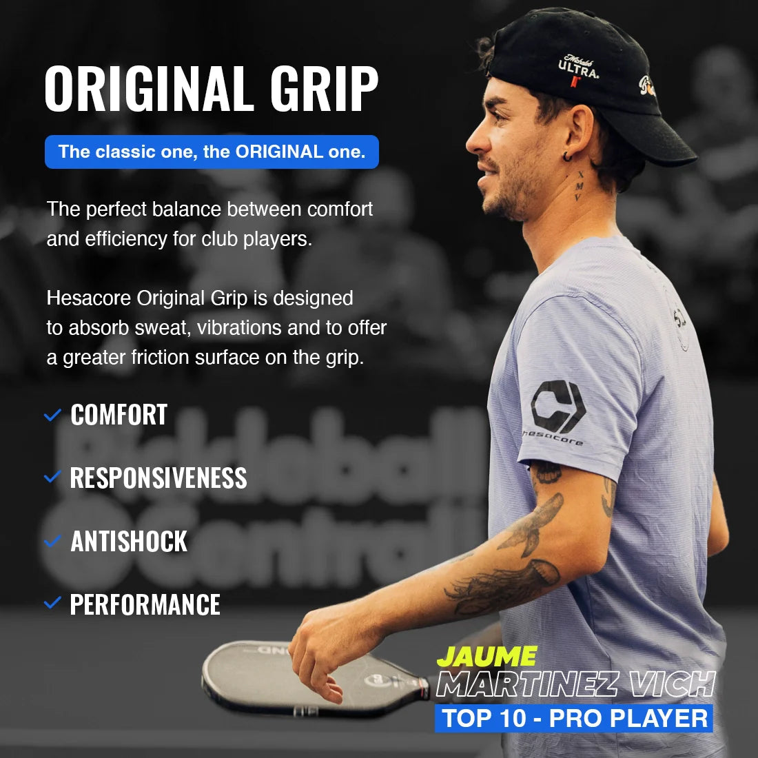 Joola Replacement Gray Feel-Tec Pure Grip
