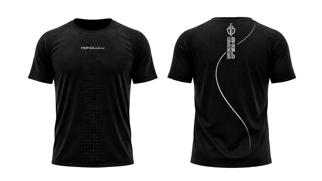 Honolulu Sword & Shield Pickleball Performance T-Shirt