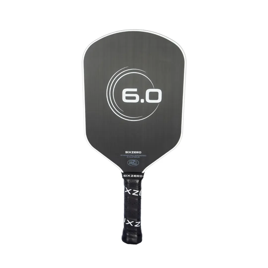 Pickleball Six Zero Infinity Edgeless Double Black Diamond Control Racket