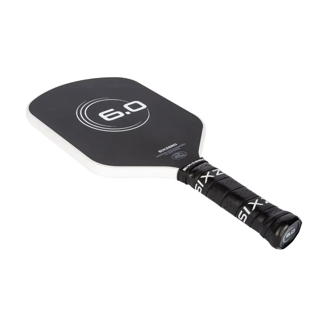 Pickleball Six Zero Infinity Edgeless Double Black Diamond Control Racket