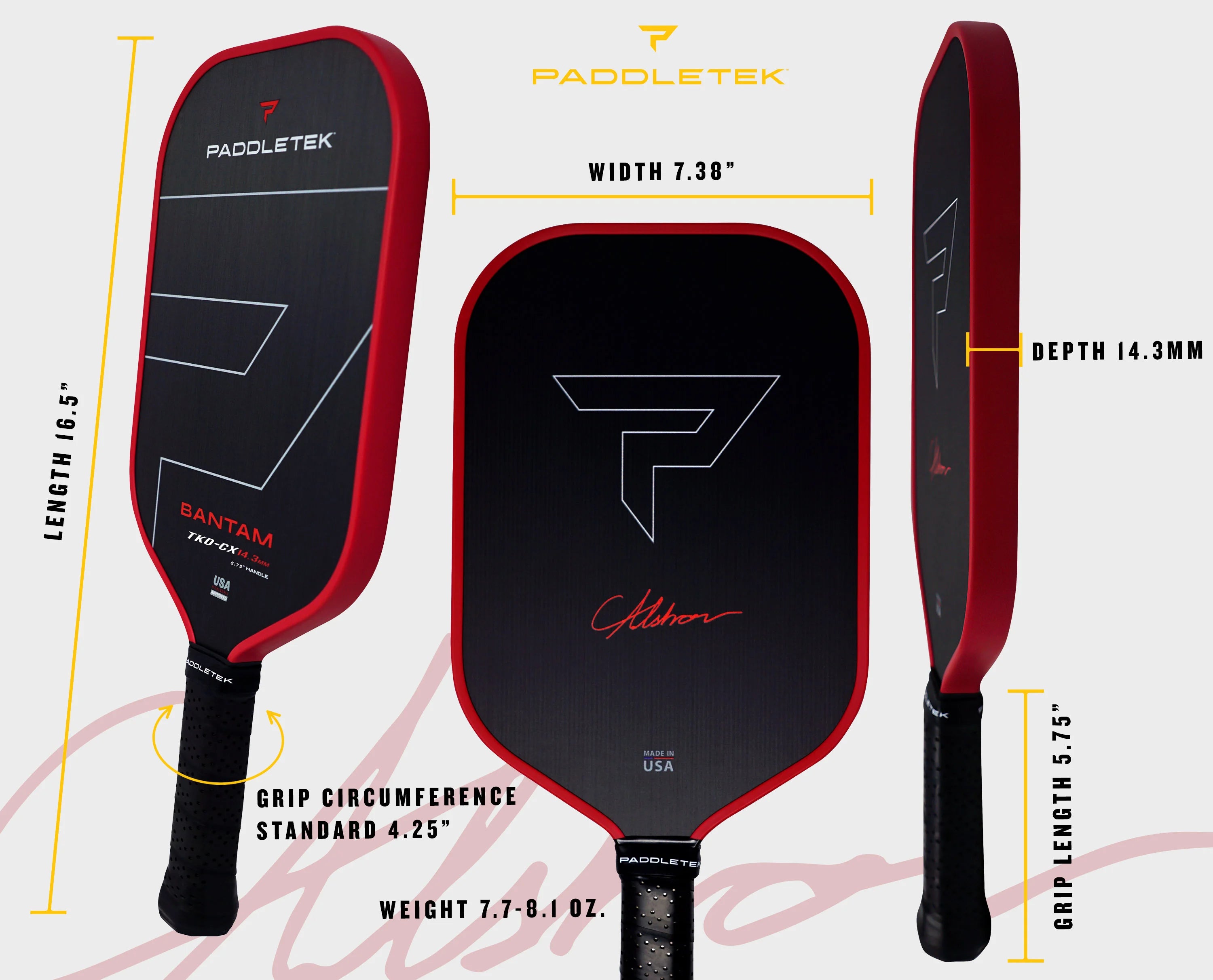Paddletek Bantam TKO-CX Pickleball Racket