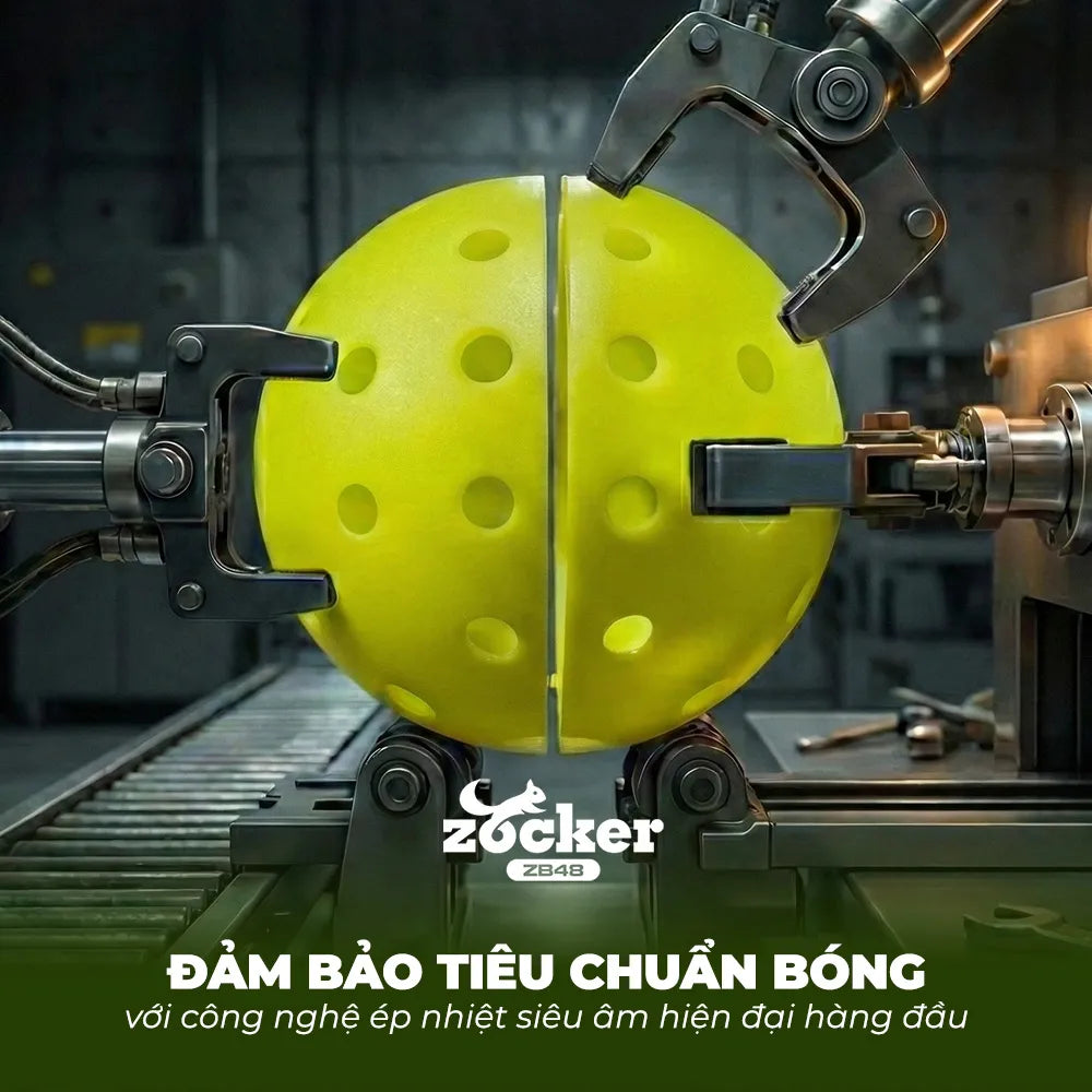 Bóng Pickleball thi đấu Pickleball Zocker ZB48 (48 lỗ)