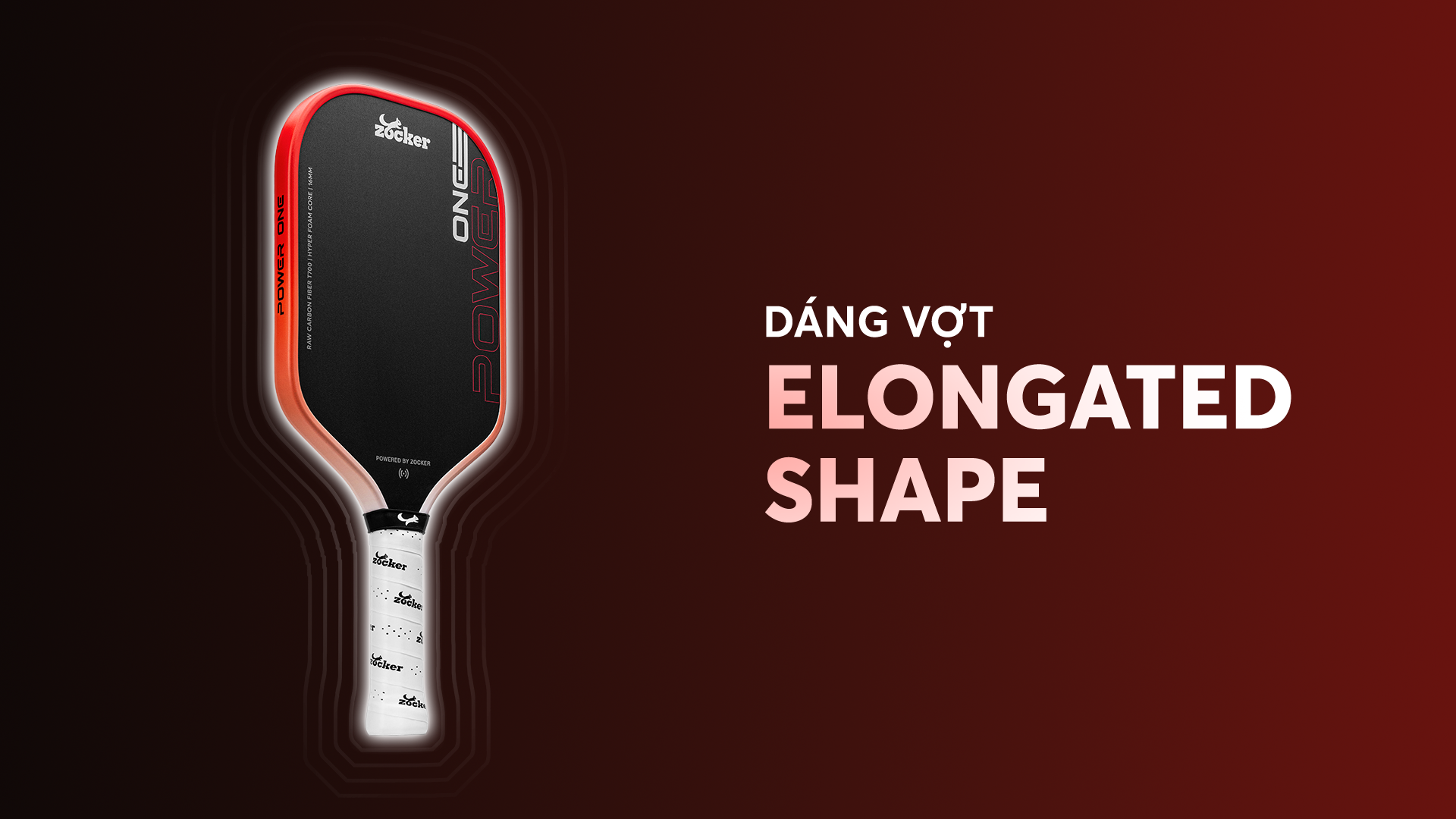 Vợt Pickleball Zocker POWER ONE