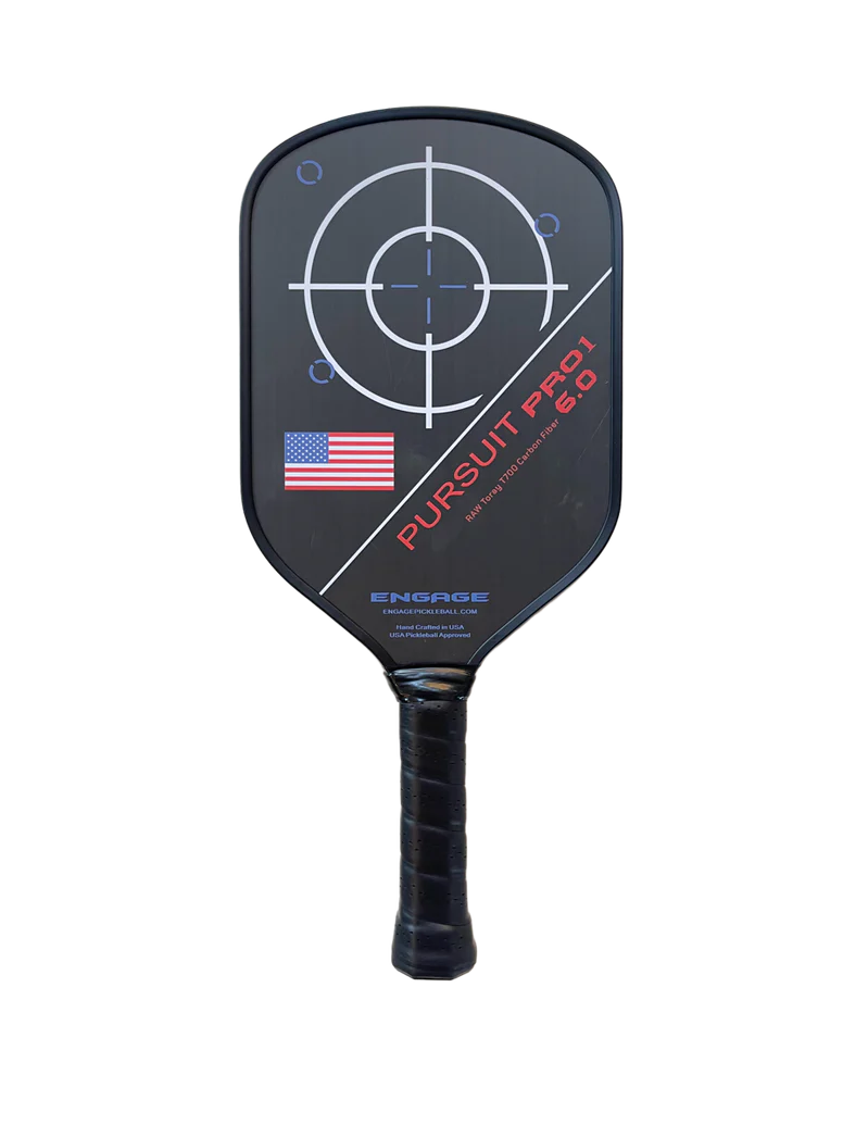 Pickleball racket Engage NEW. Pursuit Pro1 6.0 Power Series | Raw T700 Carbon Fiber