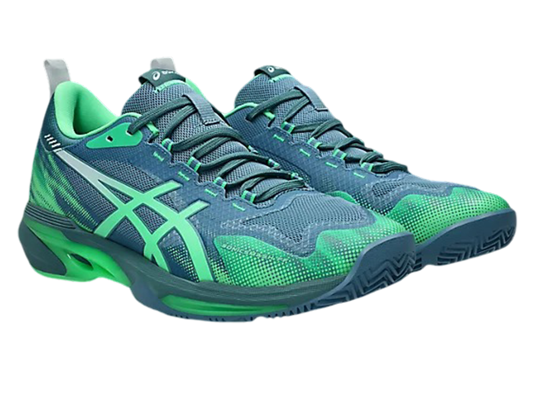 Giày Pickleball Asics Sonic Smash FF | Saba Blue / Vital Green