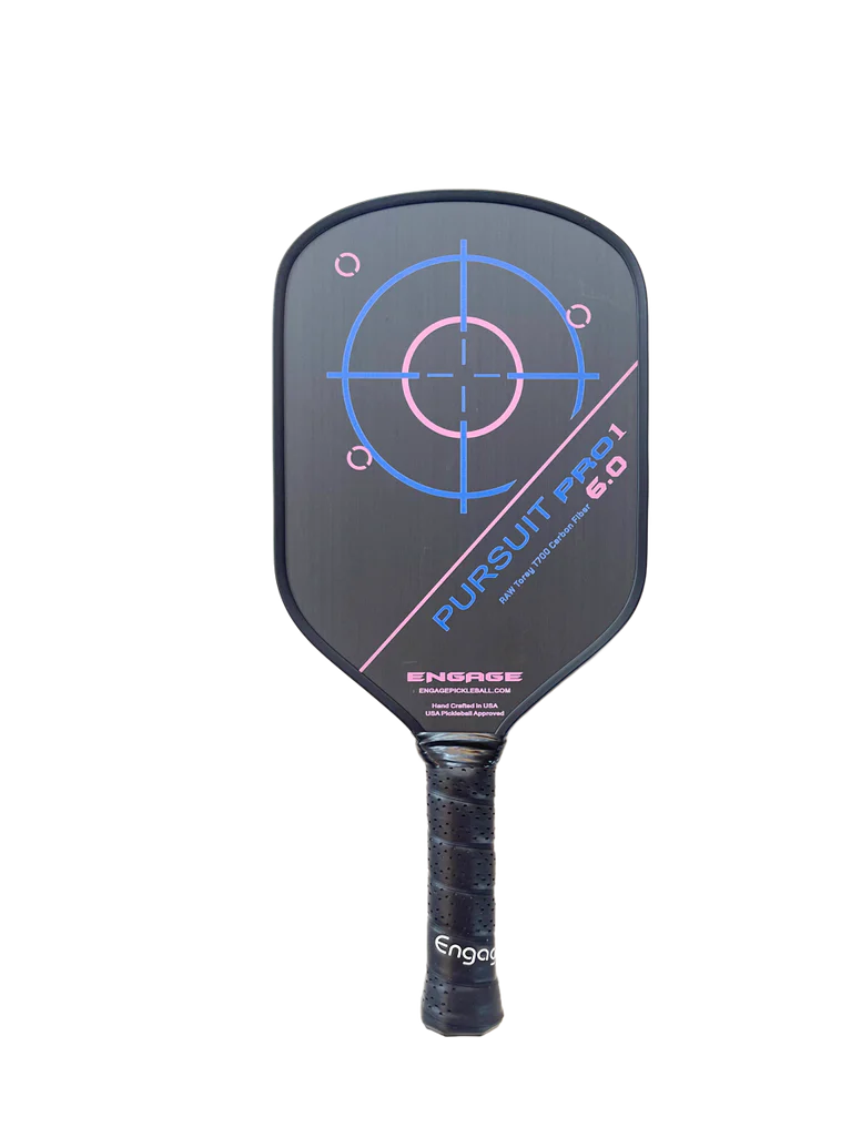 Pickleball racket Engage NEW. Pursuit Pro1 6.0 Power Series | Raw T700 Carbon Fiber