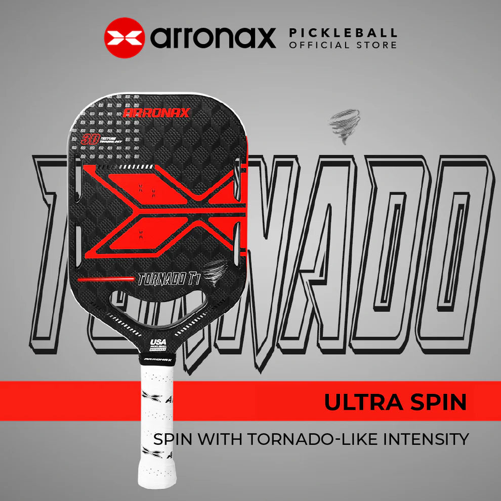 Arronax Tornado T1 Thermoforming 18K Carbon Fiber Pickleball Racket