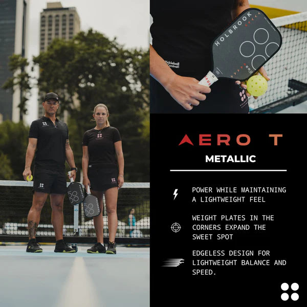 Holbrook Pro Pickleball Paddle - Aero Metallic T