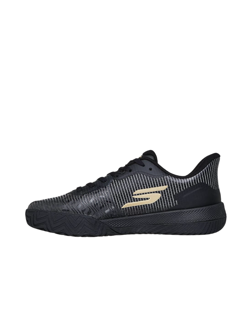 Giày Pickleball Sketcher GO Pickleball Viper Court Pro 2.0 (Đen Vàng)
