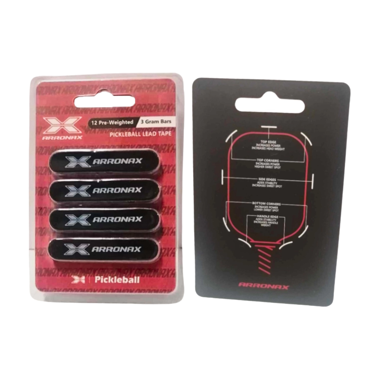 Pickleball Arronax Lead Tape Strips