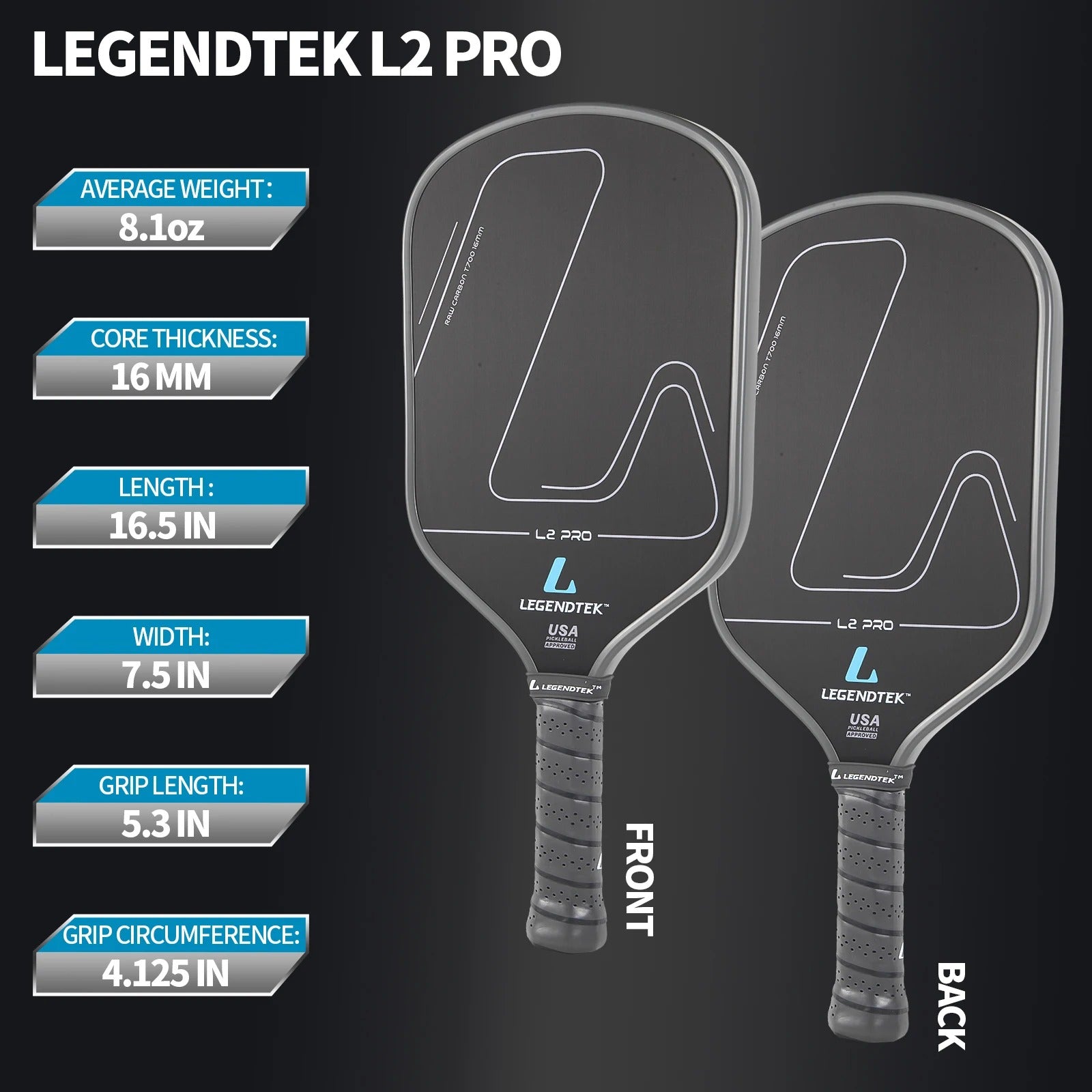 Pickleball racket LEGENDTEK L2 Pro