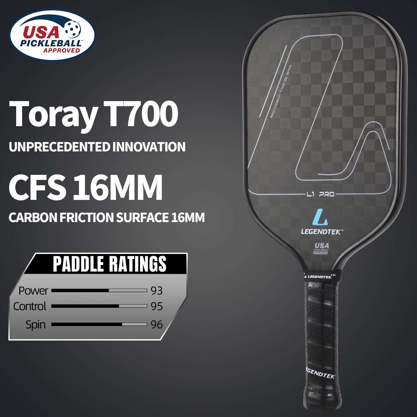 Volair Mach 1 Forza Pickleball Racket