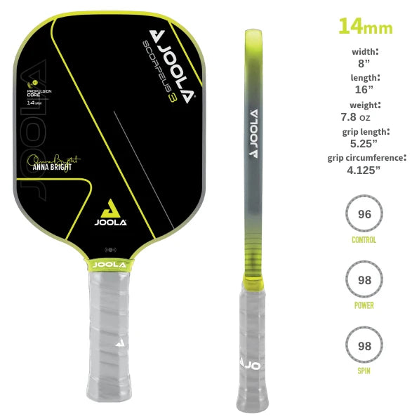 Pickleball racket Joola Anna Bright Scorpeus 3