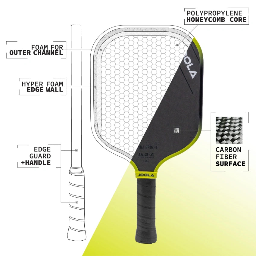 Joola Anna Bright Scorpeus 3S Pickleball Racket