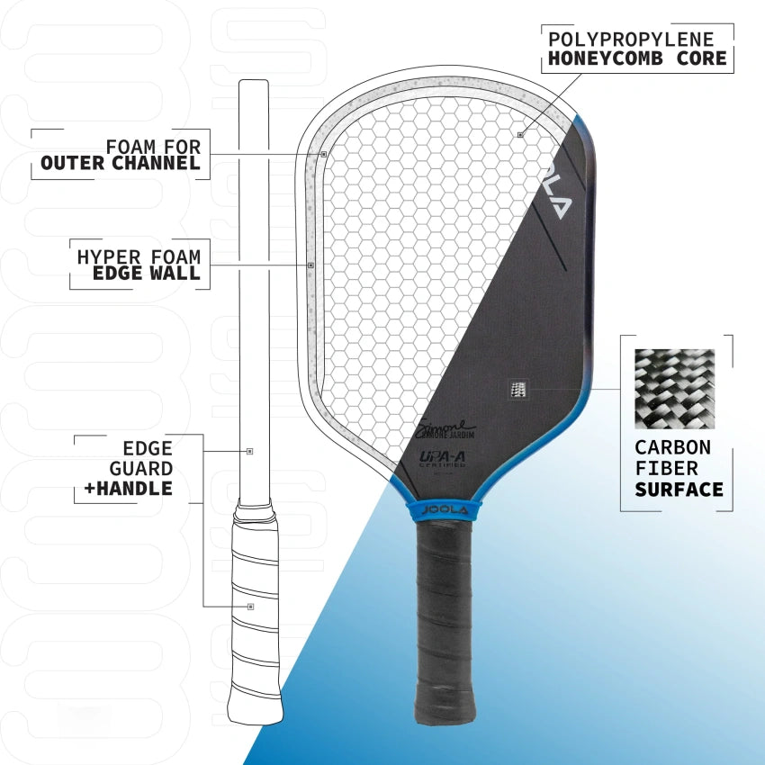 Joola Simone Jardim Hyperion 3S Pickleball Racket