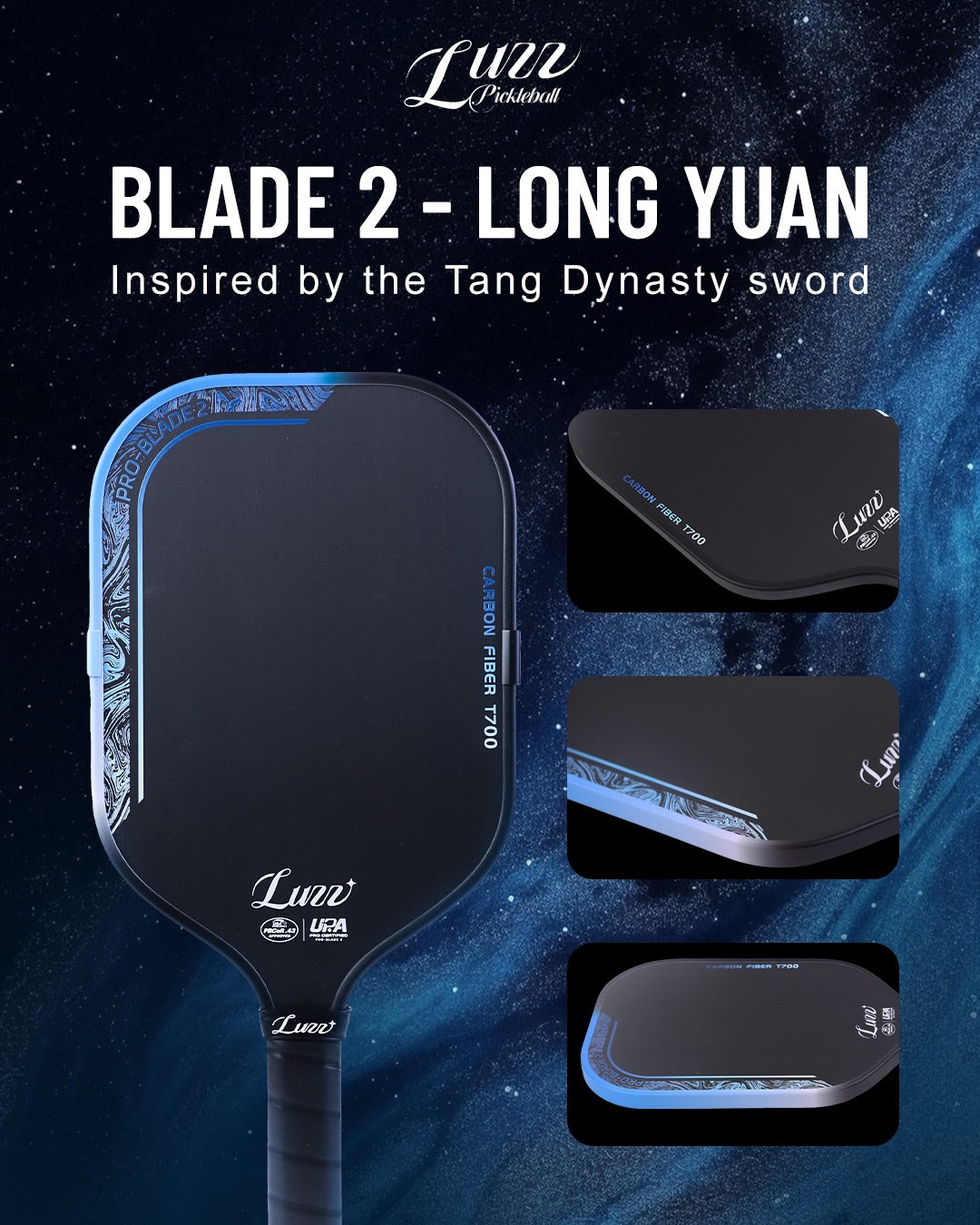 Vợt Pickleball Luzz Pro Blade 2 - Long Yuan