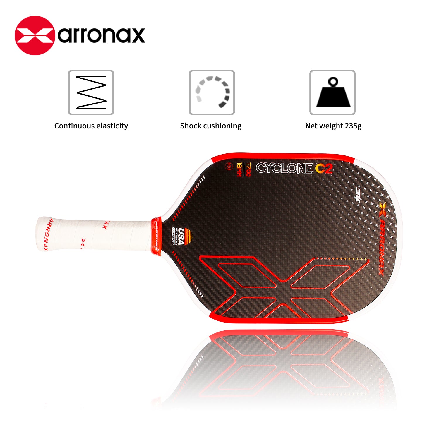 Arronax Cyclone C2 Pickleball Racket