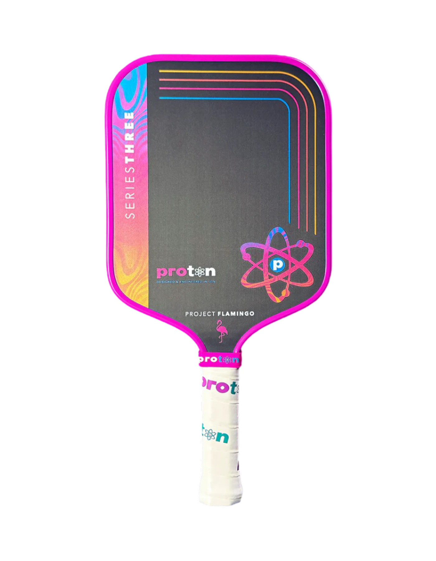 Proton Series 3 Pickleball Racket - Project Flamingo Widebody