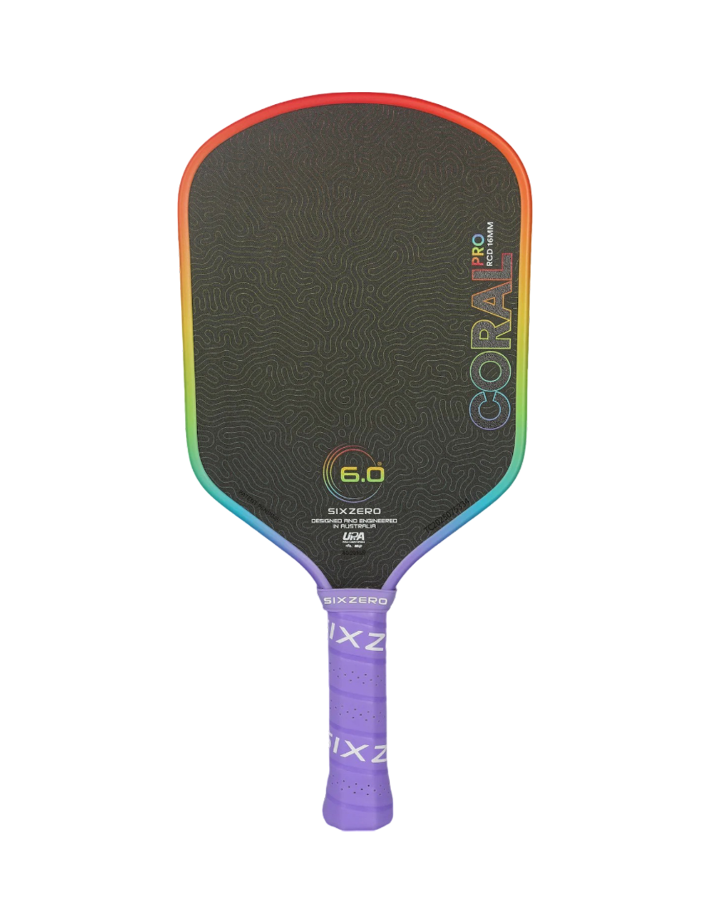 Vợt Pickleball Six Zero Coral Rainbow Pro
