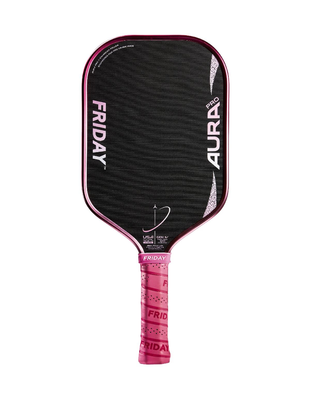 Vợt Pickleball Friday AURA PRO Metallic Pink Prism
