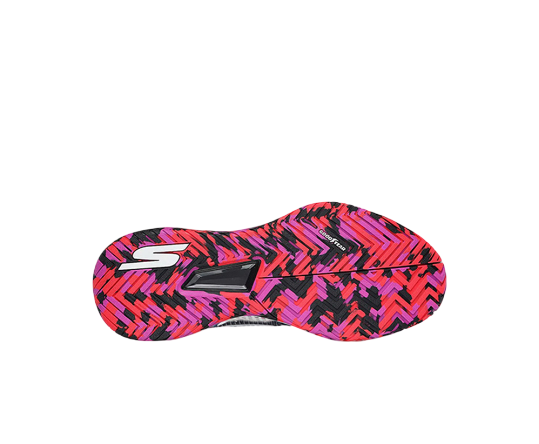 Sketchers GO Pickleball Viper Court Pro 2.0 Pickleball Shoes (White Pink)
