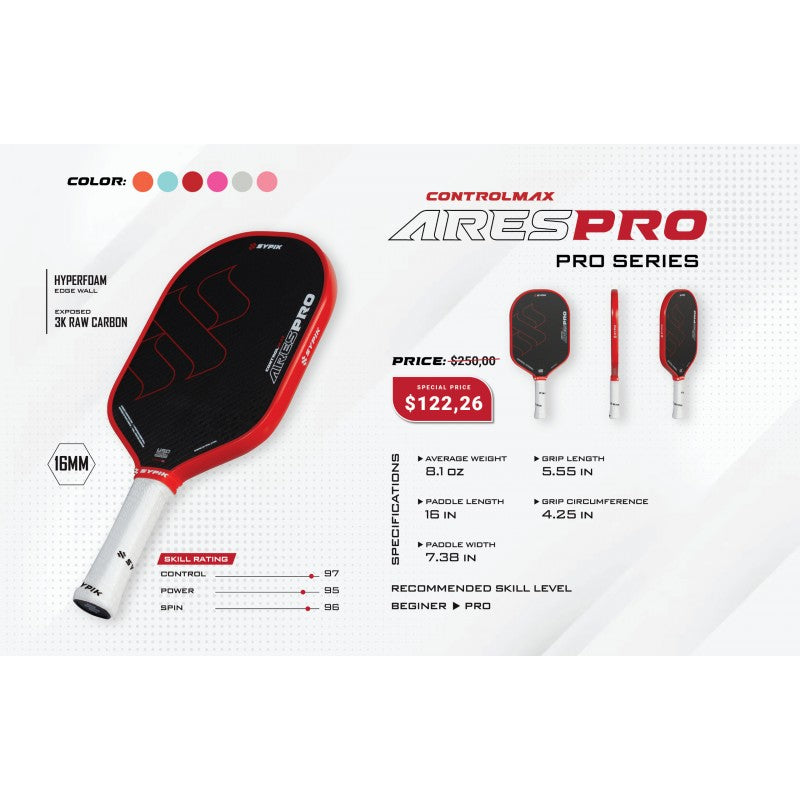 Sypik Ares Pro Pickleball Racket
