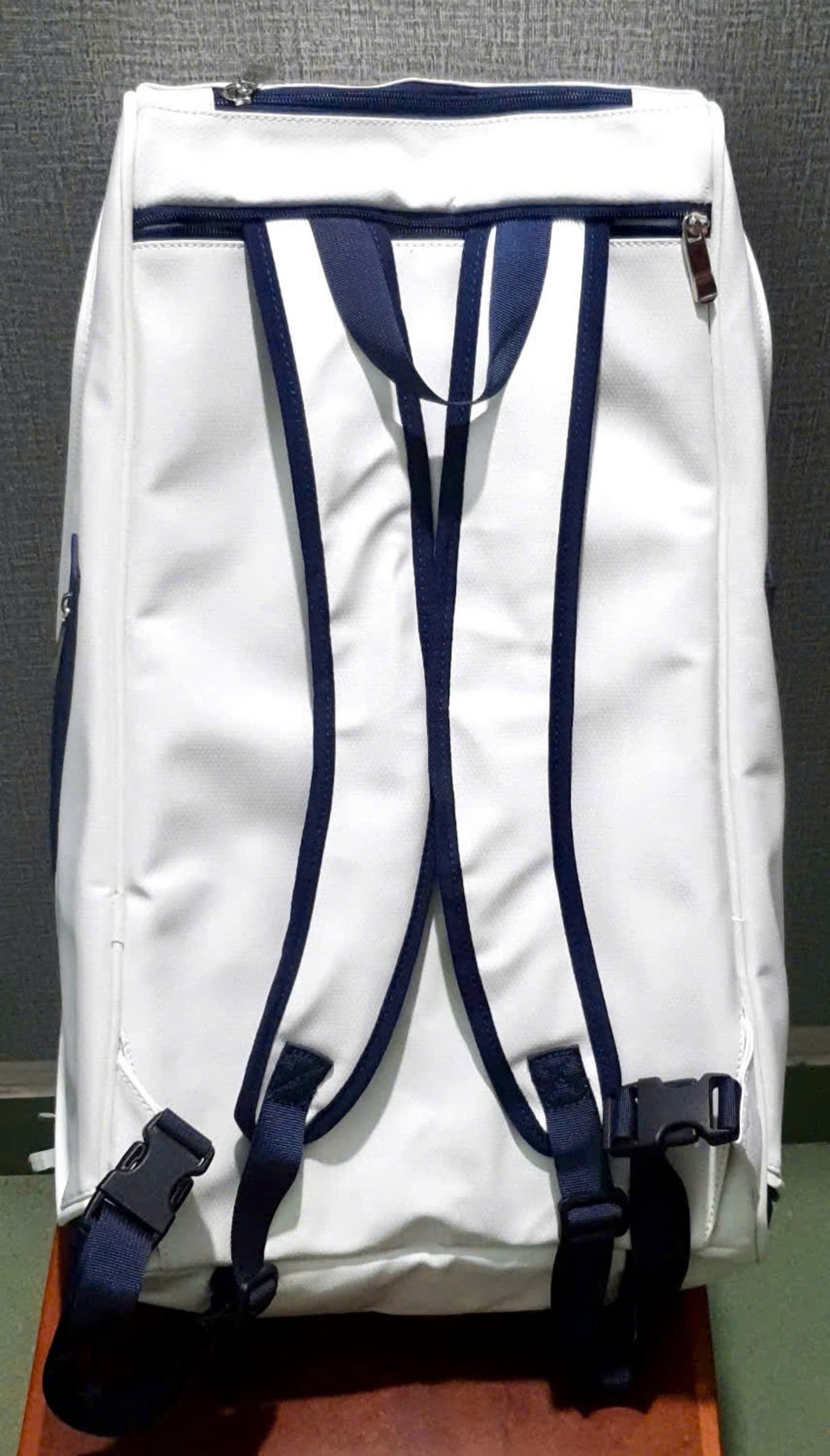 Pickleball Deluxe Backpack (White/Black)