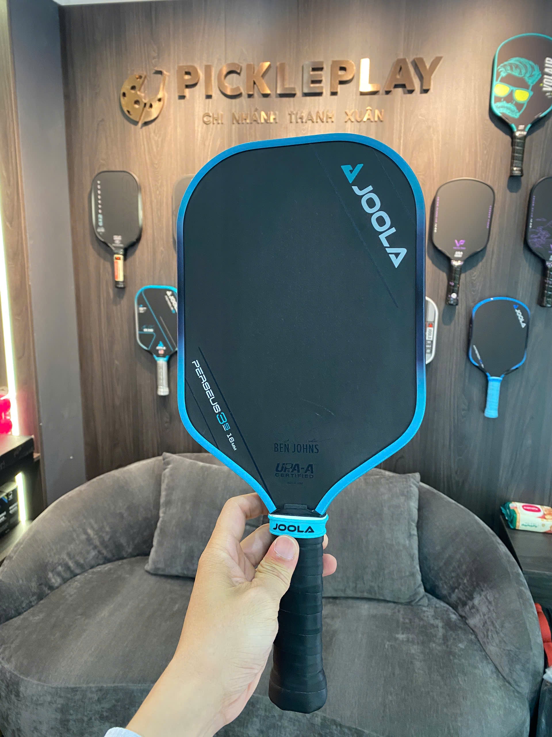 JOOLA Ben Johns Perseus 3S 16mm đã đánh 1 tháng, viền mặt còn mới