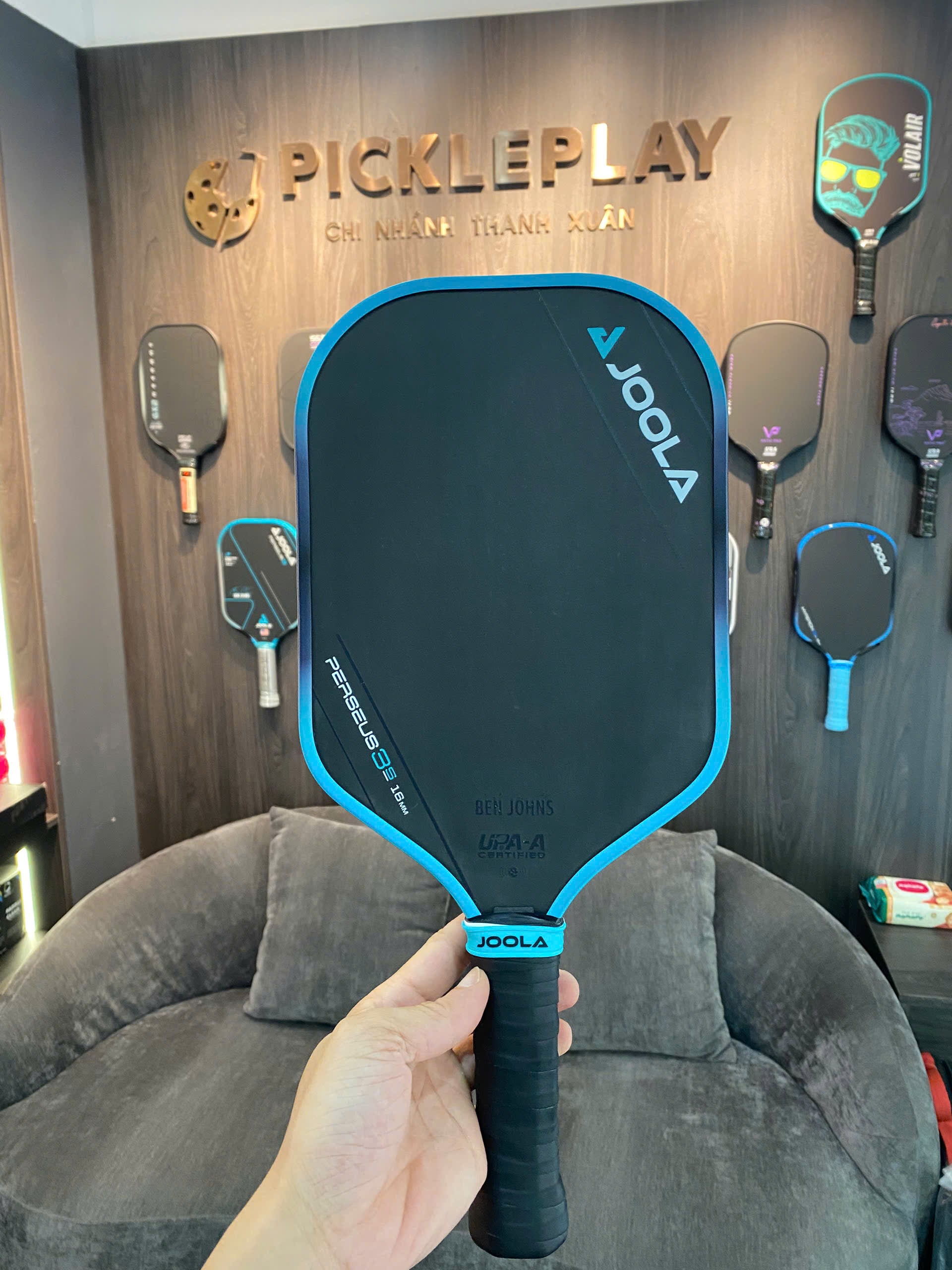 JOOLA Ben Johns Perseus 3S 16mm đã đánh 1 tháng, viền mặt còn mới