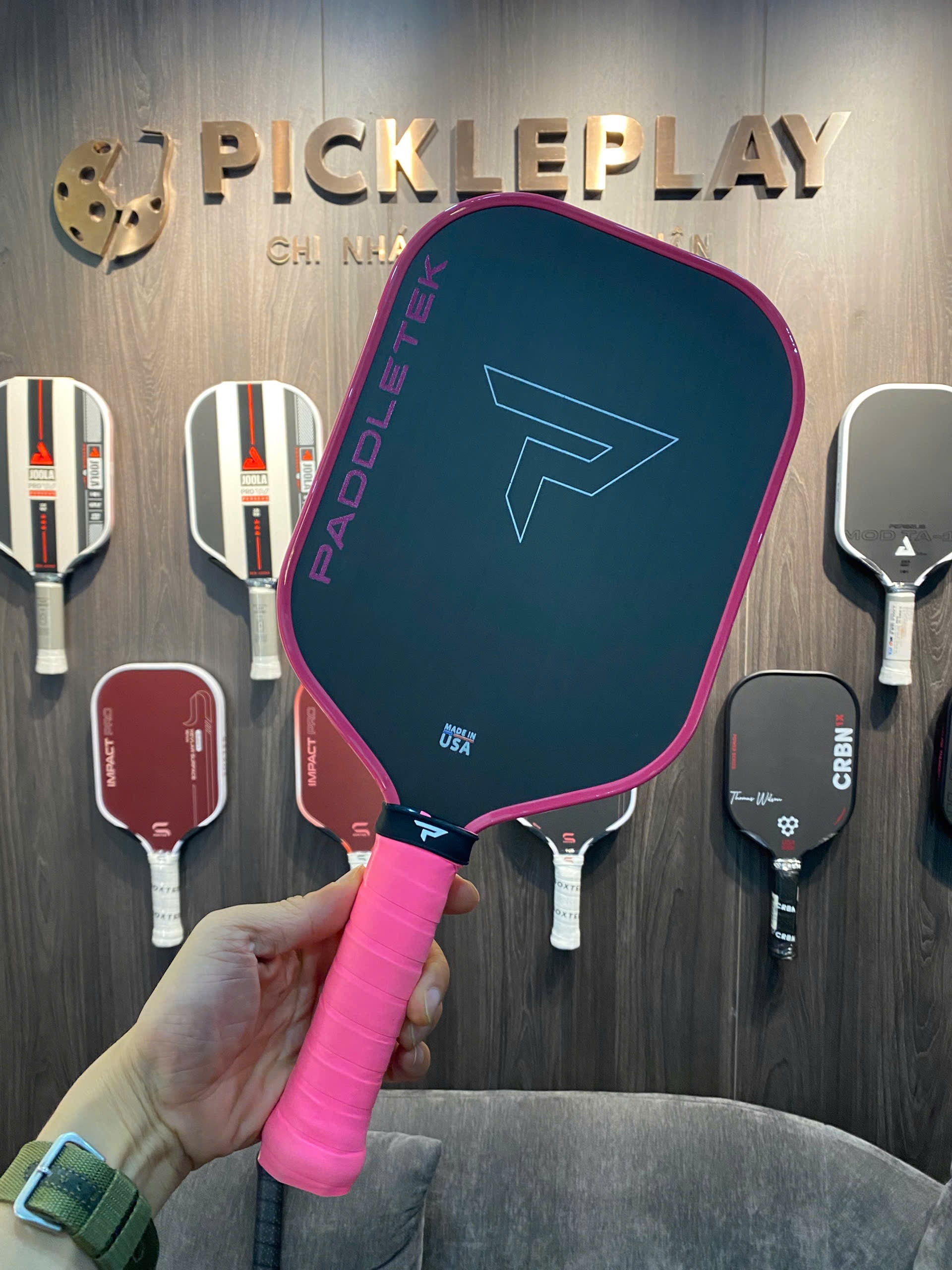 Clearance sale Paddletek TKO-CX 14.3mm racket, played for 2 weeks