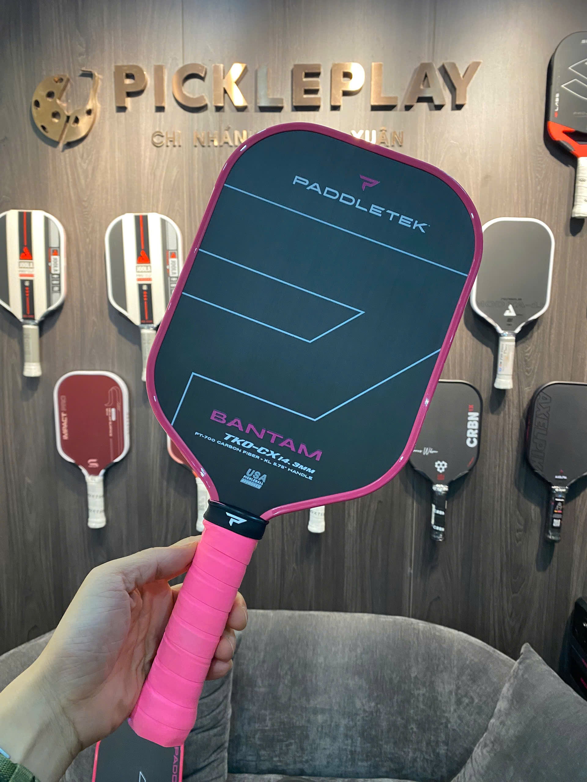 Clearance sale Paddletek TKO-CX 14.3mm racket, played for 2 weeks