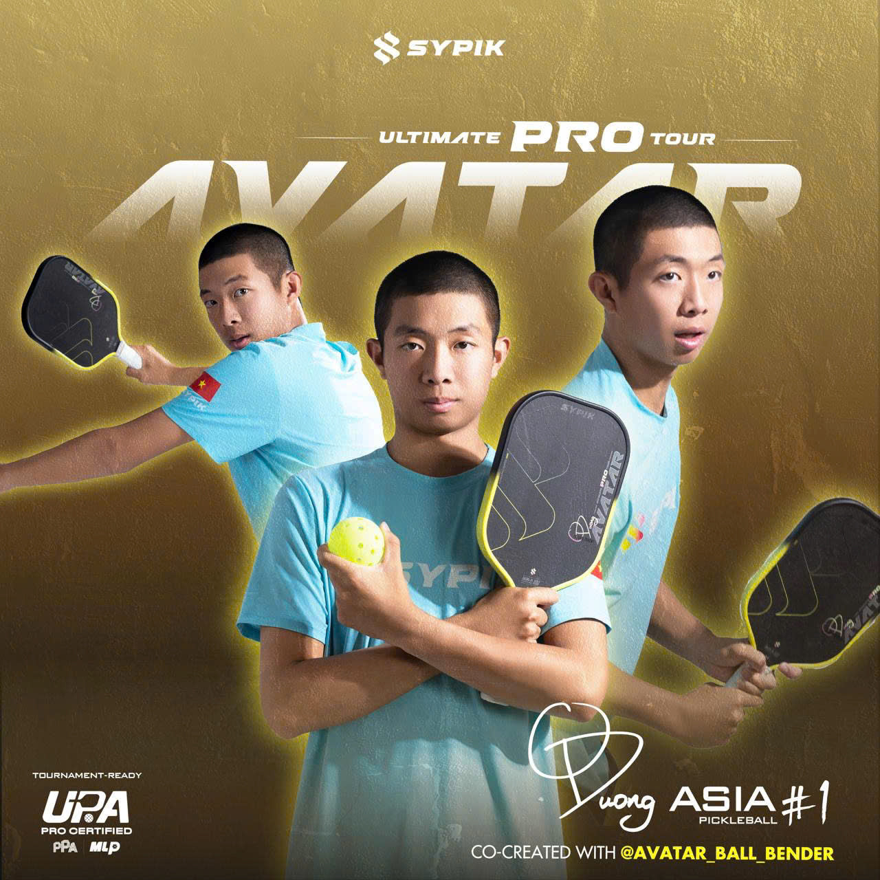 Sypik Avatar Ultimate Pro Tour Pickleball Racket