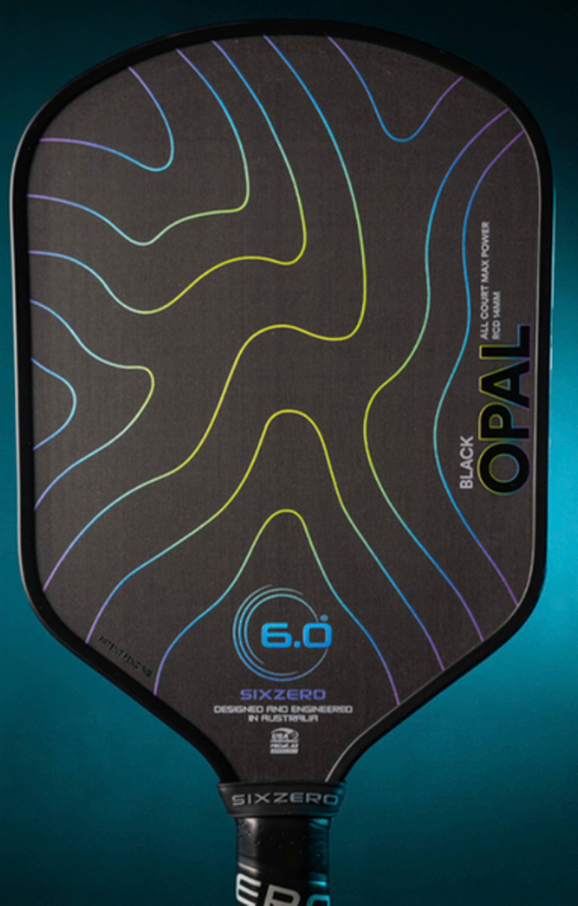 Pickleball Six Zero Black Opal racket