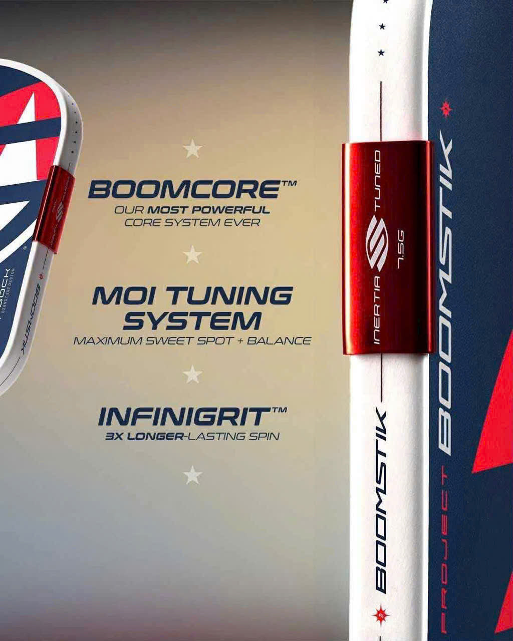 Vợt Pickleball Selkirk LABS Americana Boomstik Widebody - Limited Edition