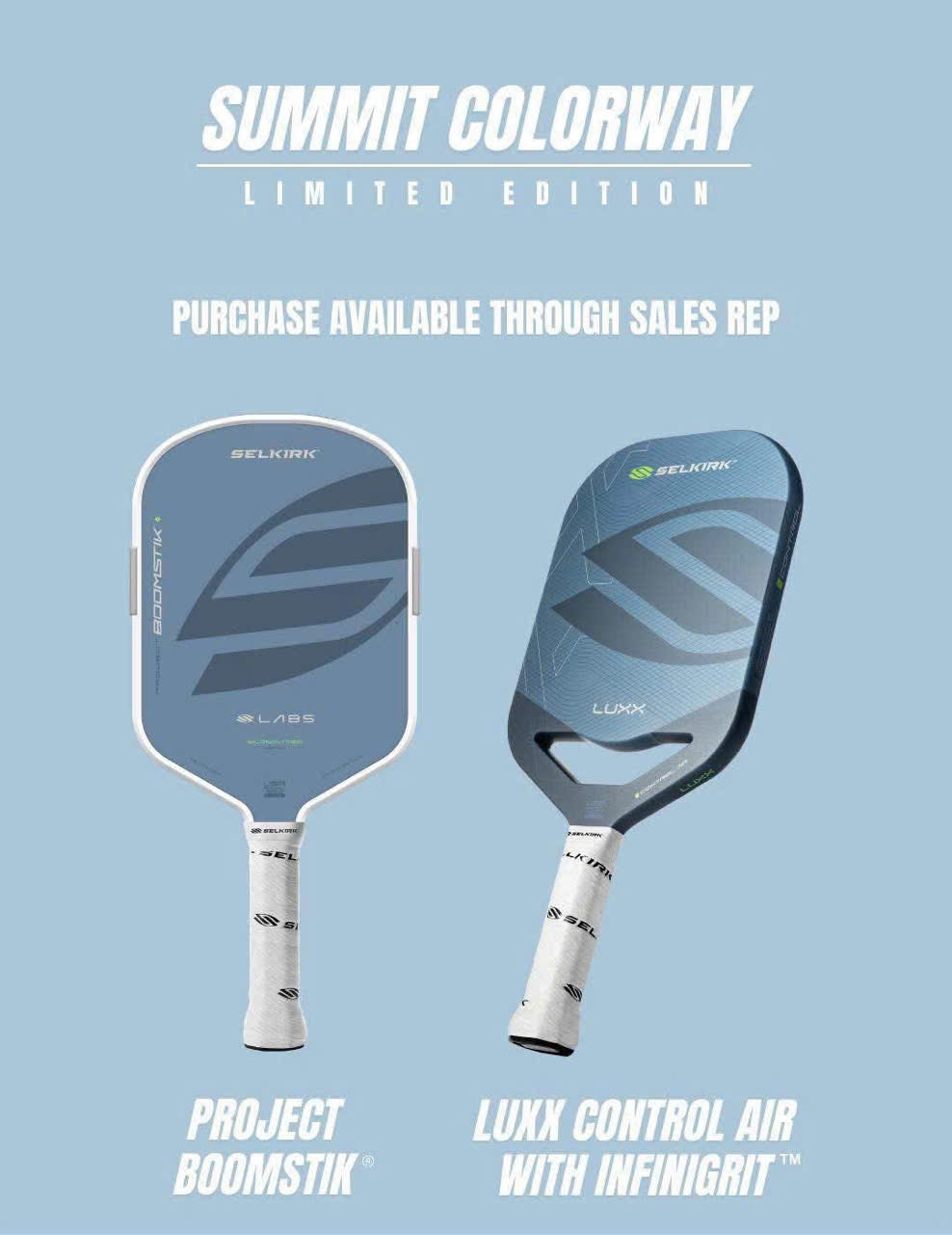Selkirk LABS Boomstik Summit Colorway Pickleball Paddle - Limited Edition