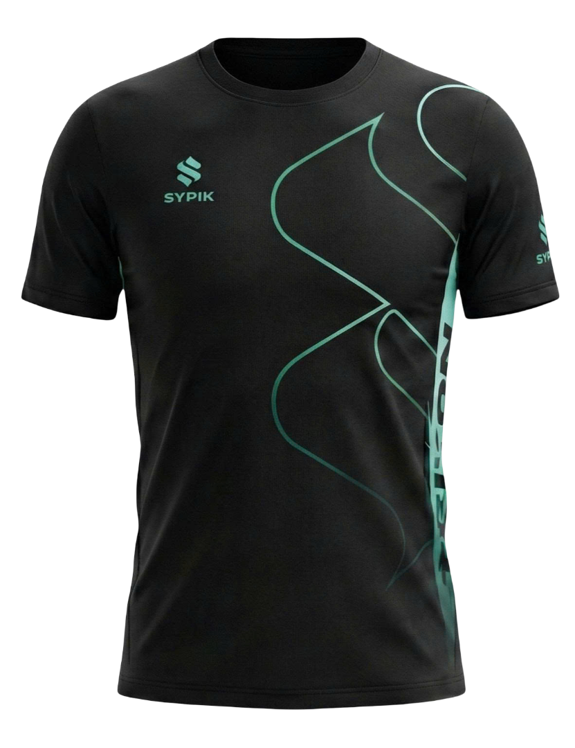 Áo Thi Đấu Pickleball Sypik Triton 5 - Black Edition