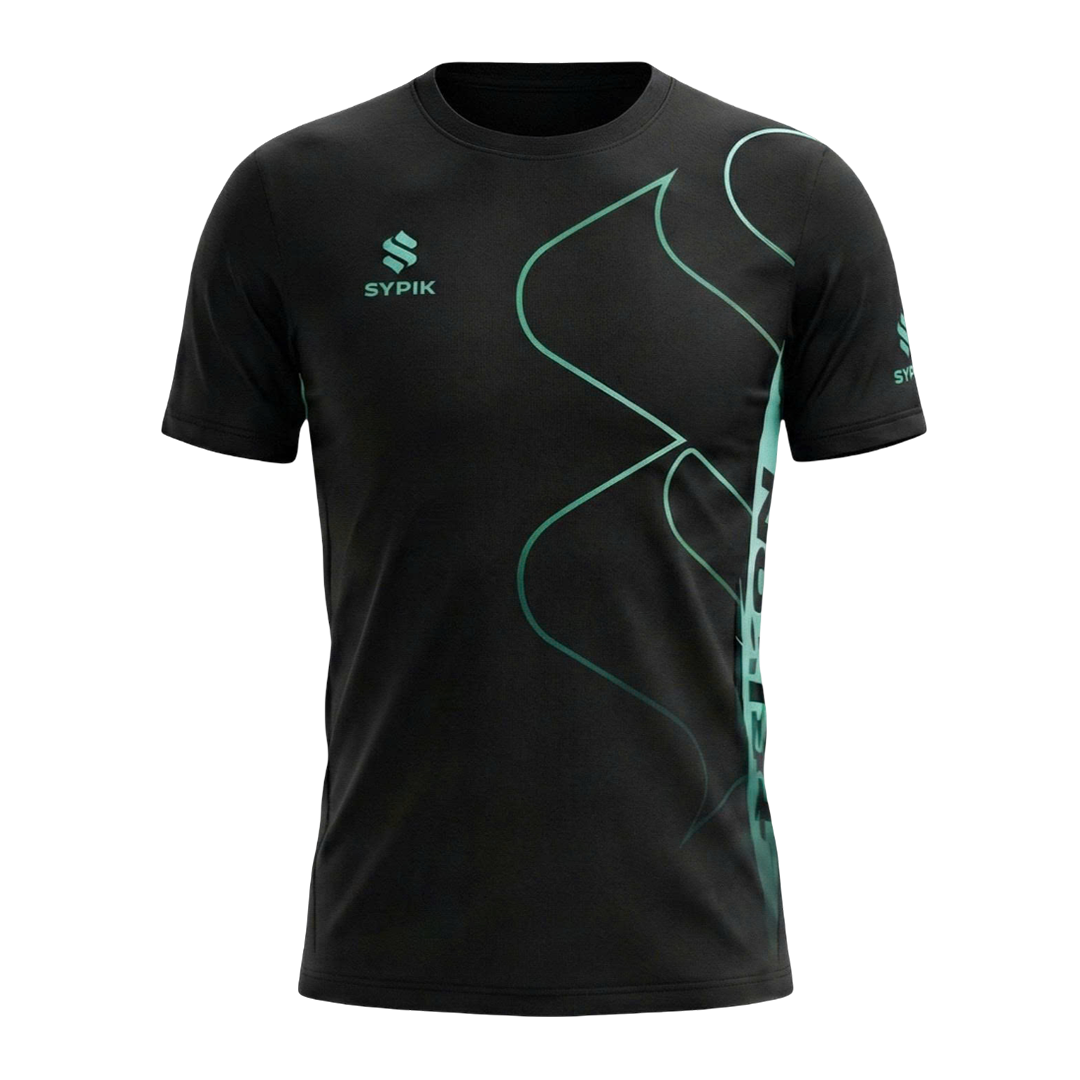 Áo Thi Đấu Pickleball Sypik Triton 5 - Black Edition