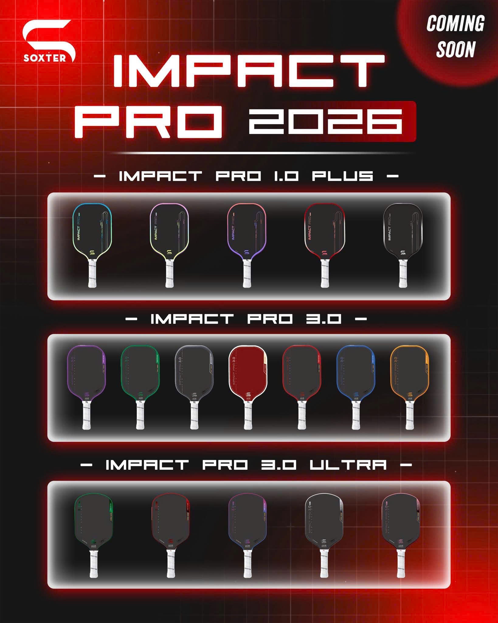 Vợt Pickleball Soxter Impact Pro 3.0