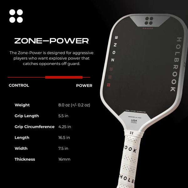 Vợt Pickleball HOLBROOK Zone - Power