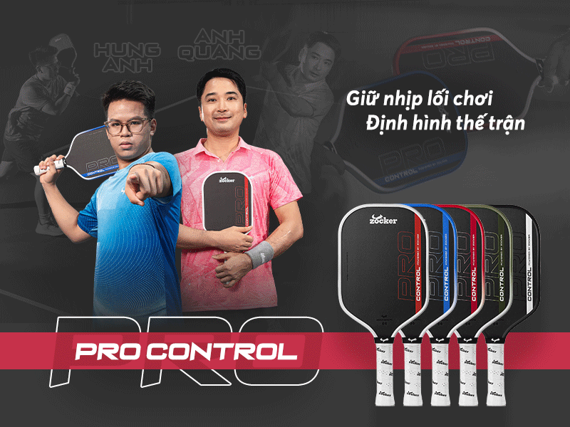 Review Vợt Pickleball Zocker Pro Control Hùng Anh Edition – Làm Chủ Từng Điểm Chạm, Định Hình Thế Trận